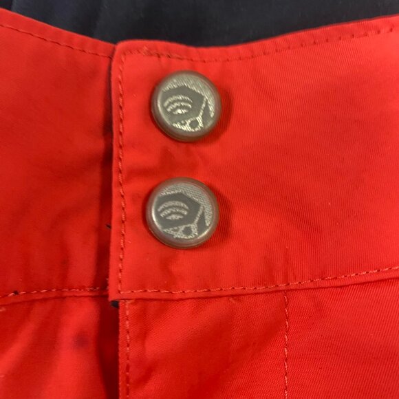 MOUNTAIN HARDWEAR WOMEN’S DRY Q SNOWBOARDING PANTS SKI SMALL ORANGE NYLON - Picture 7 of 16